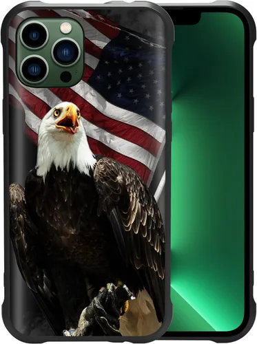 Miniatura 18 de Funda con diseño de ciervo y bandera estadounidense para iPhone 11 Pro Max - Funda protectora de poliuretano termoplástico resistente, antiarañazos