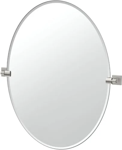 Miniatura 19 de Gatco 4379SM Bleu, Espejo Rectangular Pequeño, Cromado, 24 Pulgadas