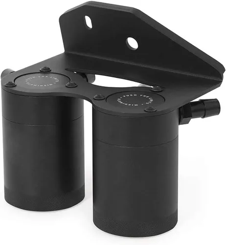 Miniatura 2 de Mishimoto MMBCC-F27T-18SBE Kit de latas de aceite desconcertado, compatible con Ford F-150 2.7L EcoBoost 2018+