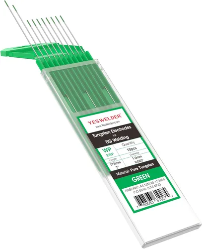 Miniatura 46 de YESWELDER - Electrodo de tungsteno para soldadura TIG, ceriado al 2%, de 1/16 x 7 pulgadas (gris, WC20/EWCe-2), paquete de 10