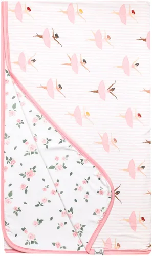 Miniatura 90 de Copper Pearl Manta de bebé jumbo de 3 capas: edredones suaves para niños y niñas Transpirable, acogedora manta para niños pequeños Edredón