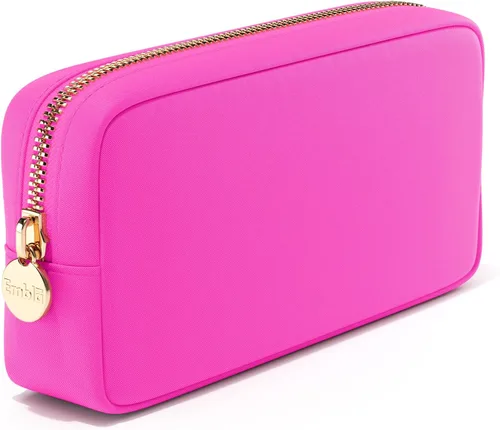 Miniatura 48 de Embla Bolsa de maquillaje de viaje para cosméticos y bolsa de artículos de tocador, bolsa de nailon con cremallera, lindo organizador de maquillaje