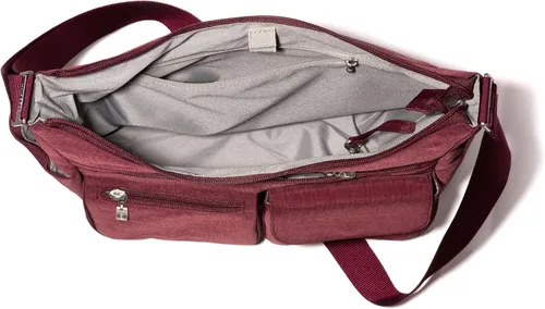 Miniatura 67 de Baggallini womens Everywhere Bagg Crossbody Women 11x9 Lightweight Nylon Hobo Water-resistant Travel Bag W/Rfid