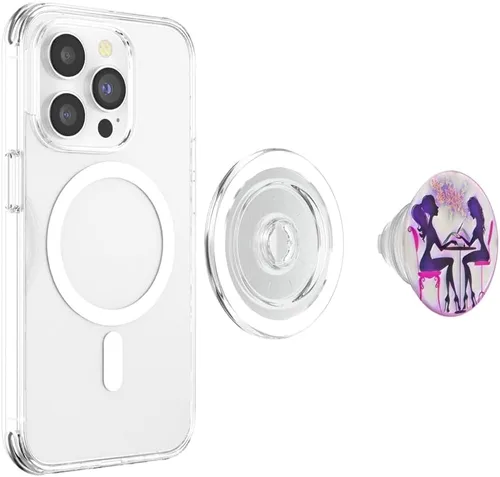 Miniatura 4 de Manicura Nail Tech Esmalte de uñas Maquillaje PopSockets MagSafe PopGrip para iPhone