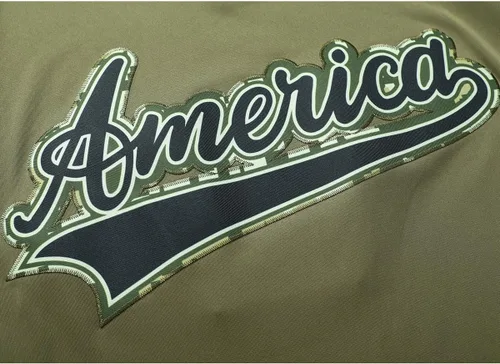 Miniatura 4 de Camiseta deportiva de manga corta bordada bordada para hombre, 1 América