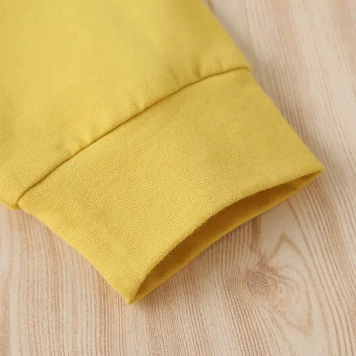 Miniatura 7 de Betusline - Atuendo deportivo de 2 piezas con blusa ombliguera y pantalones para niñas, estilo teñido anudado (18 meses a 14 años)