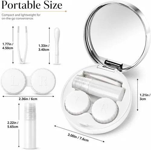 Miniatura 2 de Funda para Lentes de Contacto/Funda de Contacto, Funda para Lentes de Contacto de Viaje Funda de Contacto Linda y Solución Perfecta para Viajes