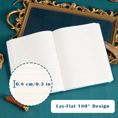 Miniatura 4 de Cuaderno de la Universidad Rayado para Escribir - B5 con Mariposa 3D en Relieve de Tapa Dura - Cuaderno de Escritura para Mujeres - con Banda