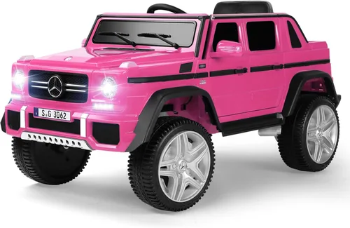 Miniatura 11 de JOYLDIAS - Autos de paseo para niños, con licencia Mercedes-Benz Maybach G650S, 12V7AH, auto eléctrico de juguete alimentado por batería para niños
