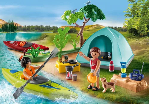 Miniatura 3 de Playmobil Acampada con kayaks