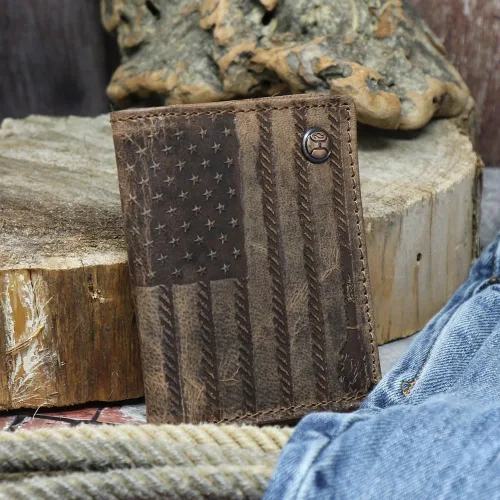 Miniatura 30 de HOOEY Cuero Bi-Fold Hombre, Hands-Up- Estampado Nómada, Talla única, 2812937