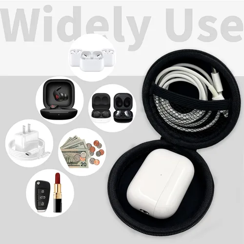 Miniatura 5 de Koujaon Funda rígida portátil para auriculares Apple EarPods, auriculares USB-C con cable, Airpods 4, Airpods Pro 2 Beats Bose Galaxy Buds
