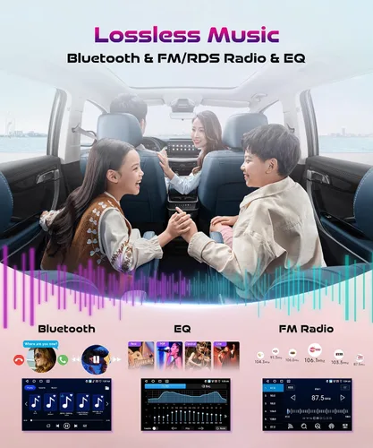 Miniatura 5 de Estéreo de coche Android de 9 pulgadas 2G+64G para Ford F150 SVT Raptor 2009-2012 Recorte bajo inalámbrico CarPlay Android Auto pantalla táctil