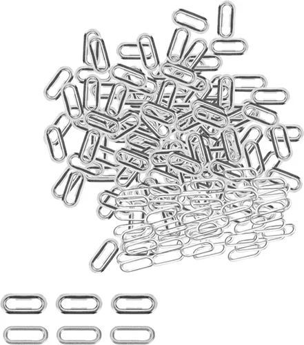 Miniatura 12 de Trimming Shop Ojales ovalados con arandelas, ojales duraderos de latón a prueba de óxido para manualidades de cuero, bolsos, ropa, cinturones, Bronce