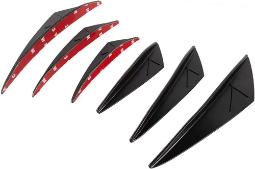 Miniatura 2 de Kit de alerón lateral aerodinámico delantero para motocicleta Accesorios de carenado para bicicleta deportiva/de calle para R1/R15/R3/R6 para Negro
