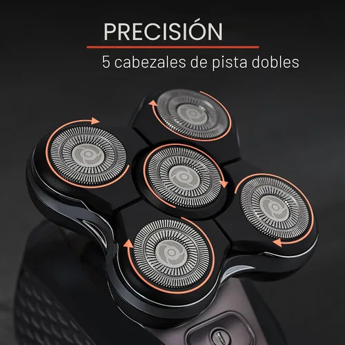 Miniatura 8 de Remington XR7000 Balder Pro Rotary Shaver Recargable Impermeable Maquinilla de afeitar eléctrica para hombres Batería de litio inalámbrica 5