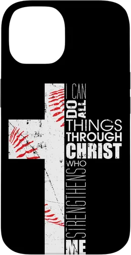 Miniatura 4 de iPhone XR Baseball Phone Cases Teen Boys Coaches Christian Cross Regalos Case