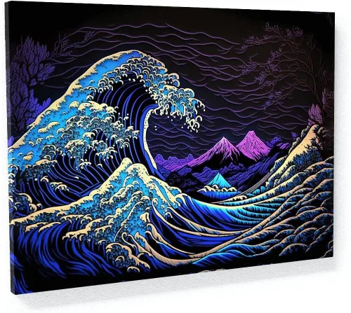 Miniatura 57 de Sense Canvas Pop Art The Starry Night 20 - Lienzo decorativo para decoración del hogar, póster grande de 40 x 30 pulgadas, 0.75 pulgadas