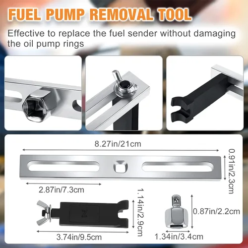 Miniatura 3 de Frienda 3 piezas universal de extracción de bomba de combustible herramientas de extracción de bomba de combustible ajustable módulo de anillo llave