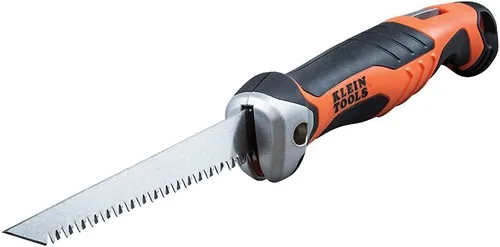 Miniatura 7 de Klein Tools 31737 Sierra Plegable de Punzón / Sierra de Mano para Paneles de Yeso con Bloqueo a 180 y 125 Grados y Orificio de Sujeción