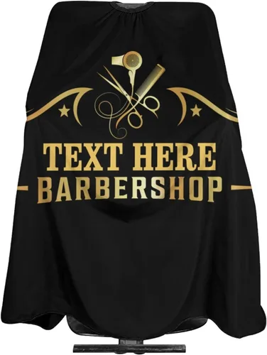Miniatura 34 de Capa de barbero impermeable personalizada, Capa de peluquero personalizada, Añade tu texto, Capa de salón personalizada para hombres, Capa de corte