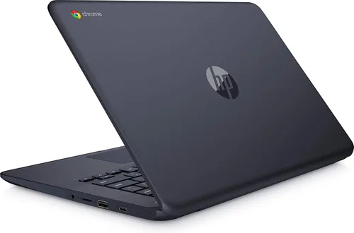 Miniatura 6 de HP Laptop Chromebook de 14 pulgadas con bisagra de 180 grados, pantalla táctil, procesador AMD Dual-Core A4-9120, 4 GB SDRAM, 32 GB de Azul Tinta*