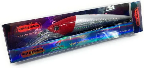 Miniatura 6 de Señuelos de pesca de buceo profundo Swimbait Sinking Minnow Señuelo de pesca de agua salada Señuelo de arrastre Verde (Green Mackerel)