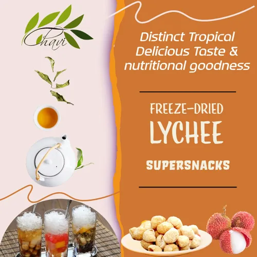 Miniatura 5 de CHAVI Lichi liofilizado, 2 onzas, superalimentos saludables de 1 ingrediente, sin azúcares ni conservantes añadidos, sin OMG, vegano, sin gluten..