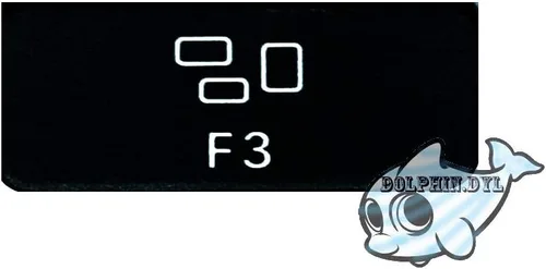 Miniatura 10 de (TM) - Tapa de llave individual de repuesto para MacBook Pro A1706 A1707 A1708 de EE. UU. Teclado de llave (solo tapa de tecla) (0 cero)