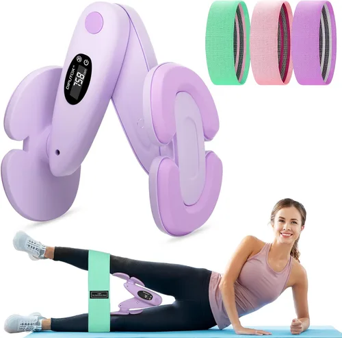 Thigh Master - Dispositivos de ejercicio para suelo pélvico, ejercitador Kegel, entrenador muscular para suelo pélvico, entrenador interior de muslo