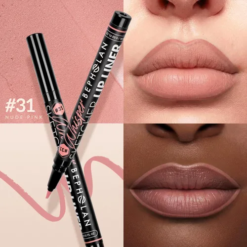 Miniatura 2 de BEPHOLAN Delineador de labios de larga duración, impermeable, 24 horas de duración, delineador de labios líquido de larga duración, delineador