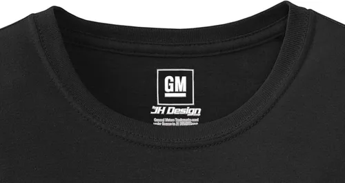 Miniatura 4 de JH DESIGN GROUP Camiseta negra Chevy Camaro para hombre con bandera estadounidense envejecida