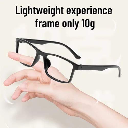 Miniatura 8 de Przene Paquete de 4 anteojos rectangulares de bloqueo de luz azul, antideslumbrantes, anti-tensión ocular UV400, cuadrados para hombres y mujeres