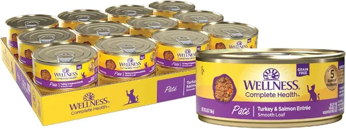 Miniatura 20 de Wellness Complete Health Paté Alimento Húmedo para Gatos Adultos, Natural, Rico en Proteínas, Sin Granos, 3 Onzas, Paquete de 24, (Pollo)