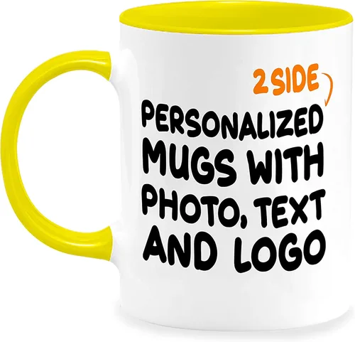 Miniatura 8 de Tazas de café personalizadas tazas de cerámica personalizadas añadir imagen crear logotipo con texto 11oz