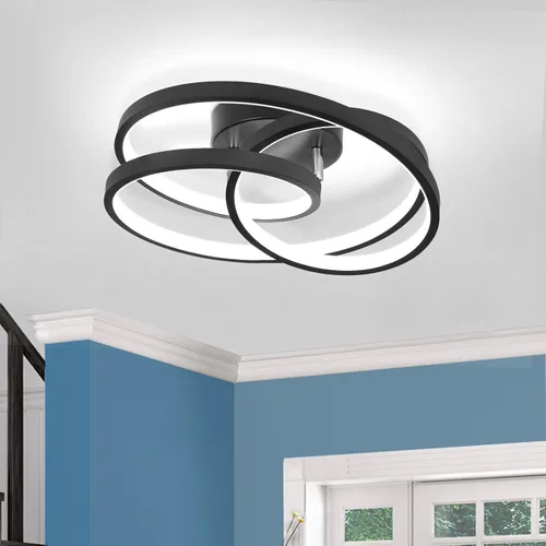 Miniatura 10 de Lámparas de Techo LED, 36W Lámpara de Techo LED Moderna de Montaje al Ras, Blanco Frío 6000K Luces de Techo Cercanas al Techo para Pasillo