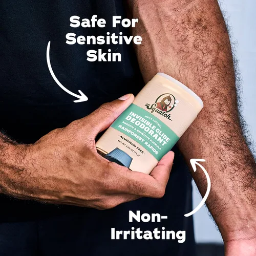 Miniatura 5 de Dr. Squatch Invisible Glide Natural Desodorante para hombre, deslizamiento suave, sin manchas, desodorante sin aluminio para hombres, seguro