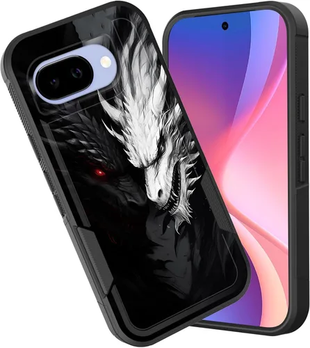 Miniatura 91 de Funda para Pixel 6A, funda híbrida de doble capa resistente a prueba de golpes de policarbonato duro de silicona suave TPU para Google Pixel 6A