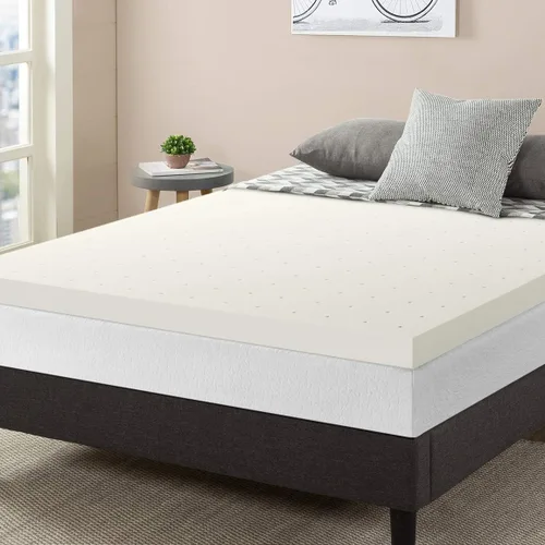 Best Price - Cubrecolchón de espuma viscoelástica ventilada de 3 pulgadas