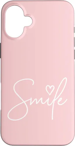 Miniatura 23 de Linda funda de sonrisa rosa claro para iPhone 17