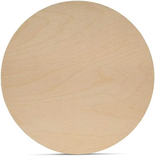Miniatura 15 de Discos de madera para manualidades, fichas en blanco o monedas de madera, 2 pulgadas, 1/16 pulgadas de grosor, paquete de 250 círculos de madera sin