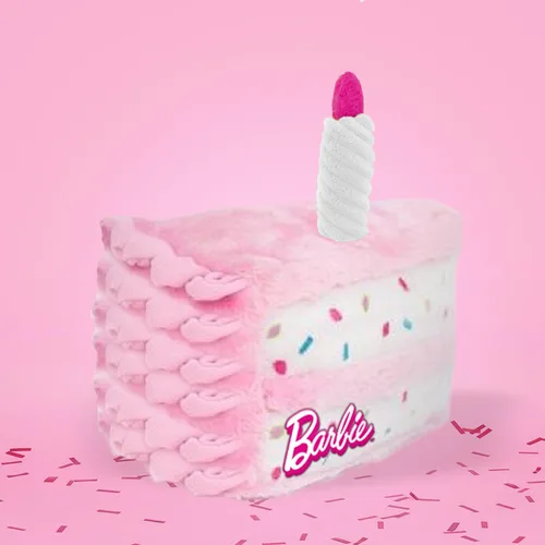 Miniatura 3 de Megatoys Juego de regalo de fiesta de cumpleaños de Barbie, caja de lata, estuche de lápiz, calcomanías, collar de cumpleaños, felpa y sombrero