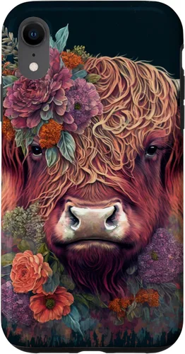 Miniatura 24 de Funda para iPhone SE (2020) / 7 / 8 Western Boho Highland Cow Farmer Lover