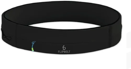 Miniatura 16 de FlipBelt Cinturón para correr con cremallera, riñonera para fitness y correr, empresa estadounidense Negro