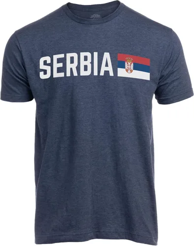 Miniatura 136 de Naciones del Mundo Camiseta Unisex con Símbolo de Bandera de Orgullo Nacional y Escudo para Hombres o Mujeres