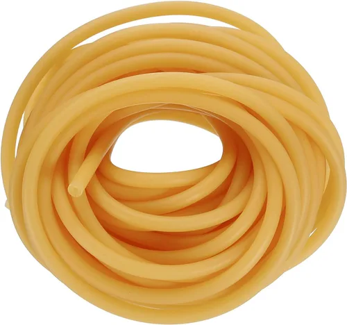 Miniatura 10 de uxcell Tubo de goma de látex natural, 1/4 pulgadas de diámetro interior x 3/8 pulgadas de diámetro exterior de 32.8 pies, manguera de goma elástica
