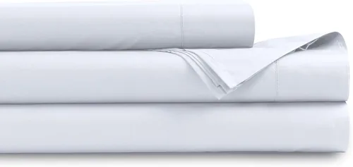 Miniatura 17 de Tribeca Living Sábanas de algodón egipcio de 1000 hilos, tamaño King, tejido de satén lujoso y ultrasuave, juego de sábanas de 4 piezas con bolsillo