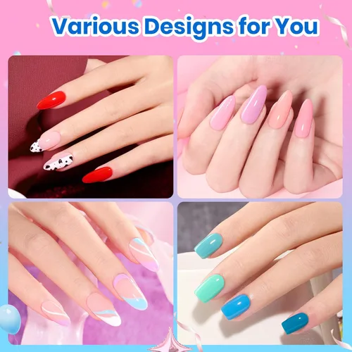 Miniatura 4 de Kit de Esmalte de Uñas en Gel Beetles con Luz UV - Juego de 31 Esmaltes de Uñas en Gel de Color Popular con Base y Capa Superior Mate y Brillante