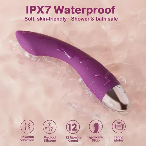 Miniatura 7 de SVAKOM Consolador vibrador de punto G con 25 patrones de vibración juguetones, estimulador de clítoris para mujeres, parejas, adultos, juguetes