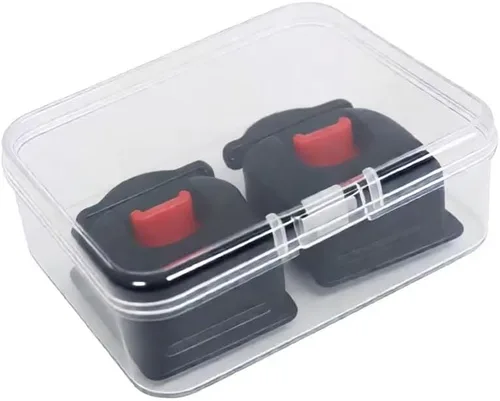 Miniatura 7 de Casco de metal hebilla de liberación rápida Cascos adaptador de correa de barbilla Kit de clip de acero con trinquete para motocicleta y bicicleta